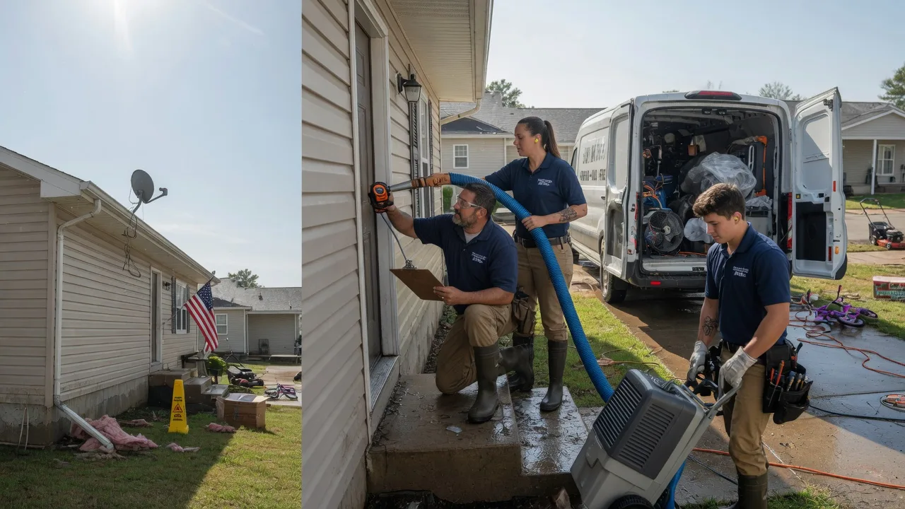 Ceiling Water Damage Restoration in Melvin, TX near me